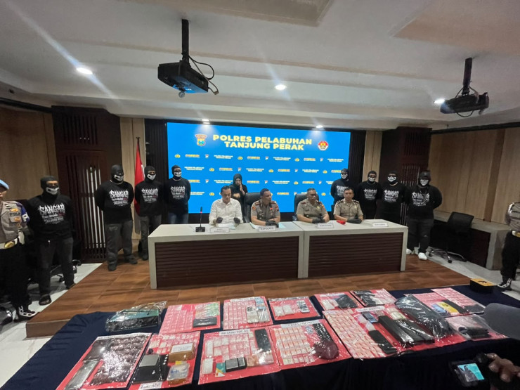 Operasi Tumpas Narkoba 2026, Polres Pelabuhan Tanjung Perak Amankan 27 Tersangka dan Sita 1 Kilogram Sabu