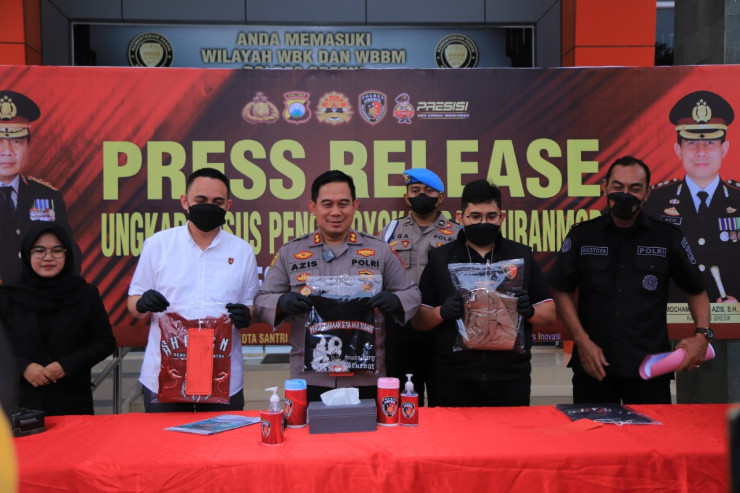Polres Gresik Amankan Lima Pesilat Diduga Penganiaya Penjual Nanas Hingga Tewas