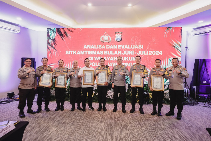 Polres Jombang Raih Penghargaan Kapolri dan Kapolda Jatim