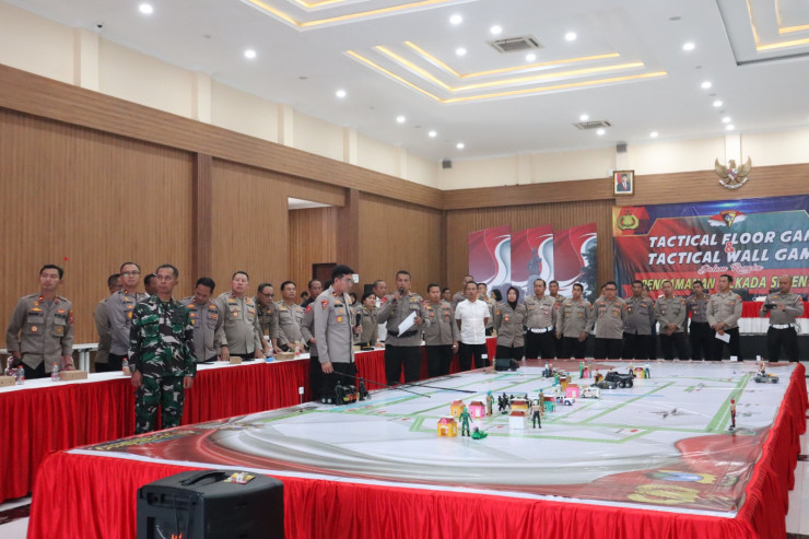 Polresta Sidoarjo Gelar TFG dan TWG Pengamanan Pilkada Serentak 2024