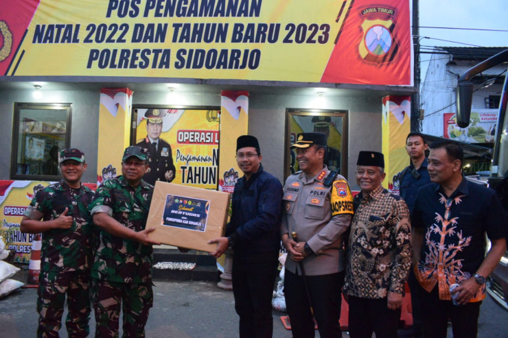 Forkopimda Sidoarjo Patroli Pantau Situasi Malam Tahun Baru 2023