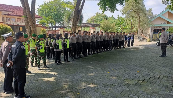 Polres Pamekasan Siapkan Personel Gabungan Untuk Pengamanan Pengesahan Warga Baru PSHT