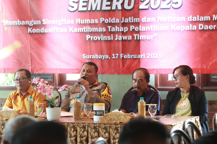 Polda Jatim Gelar Silaturahmi dengan Netizen Jelang Pelantikan Kepala Daerah