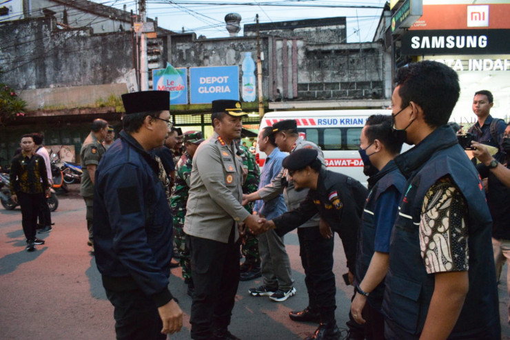 Forkopimda Sidoarjo Patroli Pantau Situasi Malam Tahun Baru 2023