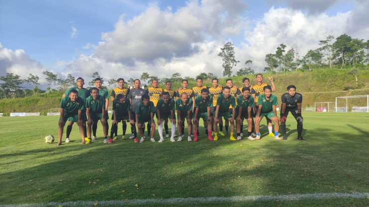 Pererat Silaturahmi, Polres Malang Gelar Mini Soccer dan Piramida Bersama Wartawan