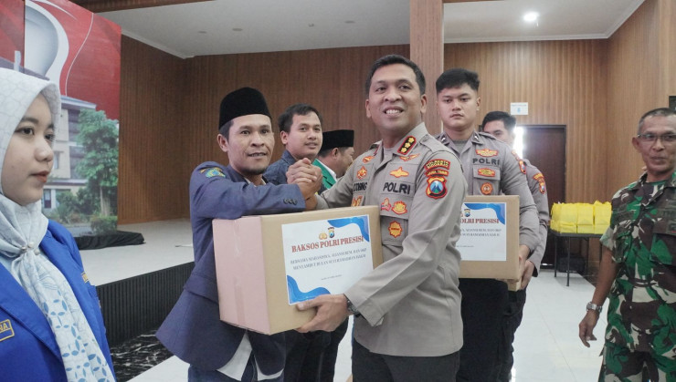 Sambut Ramadhan, Polresta Sidoarjo Gandeng Mahasiswa dan OKP Gelar Baksos Presisi