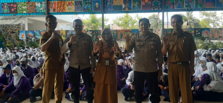 Polres Ponorogo Goes To School, Cegah Pergaulan Bebas Hingga Pernikahan Dini