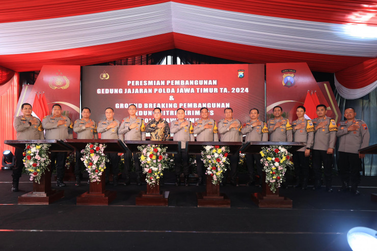 Polda Jatim Bangun Gedung Ditreskrimsus dan Bidhumas, Komitmen Tingkatkan Pelayanan Masyarakat
