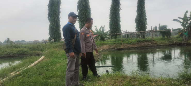 Masifkan Sambang Desa, Kapolsek Tanggulangin Dukung Program Asta Cita Presiden RI di Bidang Ketahanan Pangan