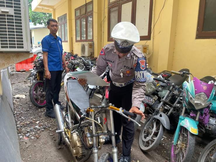 Harkamtibmas, Polres Situbondo Tindak Tegas Balap Liar Belasan Motor Diamankan