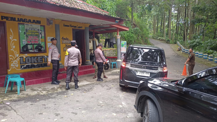Operasi Lilin Semeru Polres Ngawi Siagakan Personel di Sejumlah Tempat Wisata