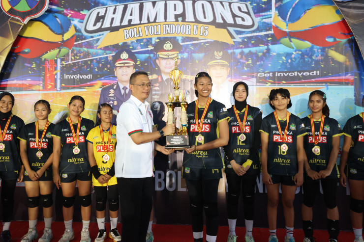 Kejurprov Bola Voli U -15 se Jatim di GOR Delta Selesai Digelar, Berikut Pemenangnya