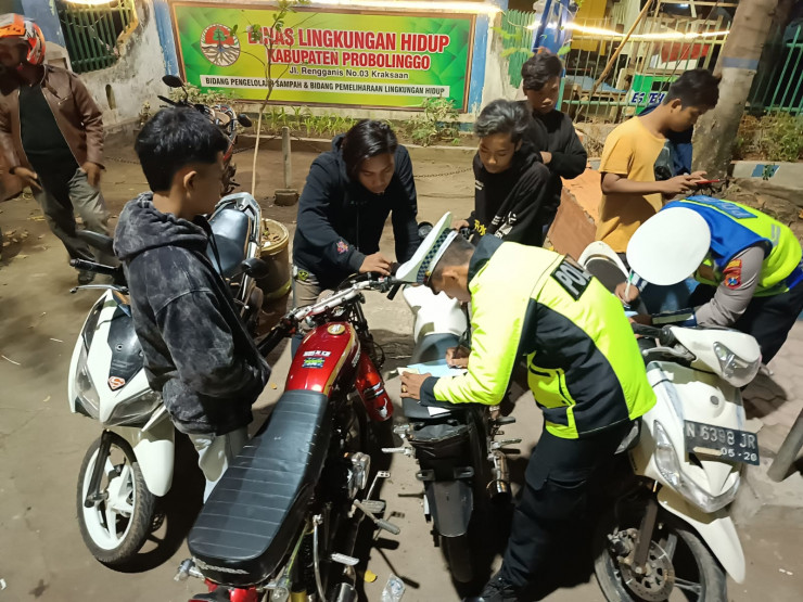 Polres Probolinggo Tingkatkan Patroli Cipta Kondisi, Puluhan Motor Protolan Diamankan