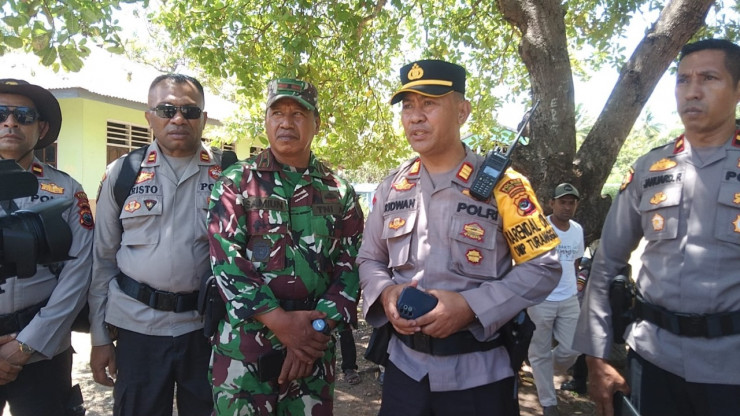 Pengamanan dan Himbauan Polres Flotim Terkait Konflik di Adonara Barat