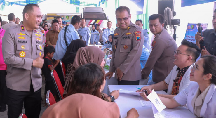 Hari Bhayangkara ke-80, Polda Jatim Gelar Bakkes Layani 2.500 Warga di RS Bhayangkara Jombang
