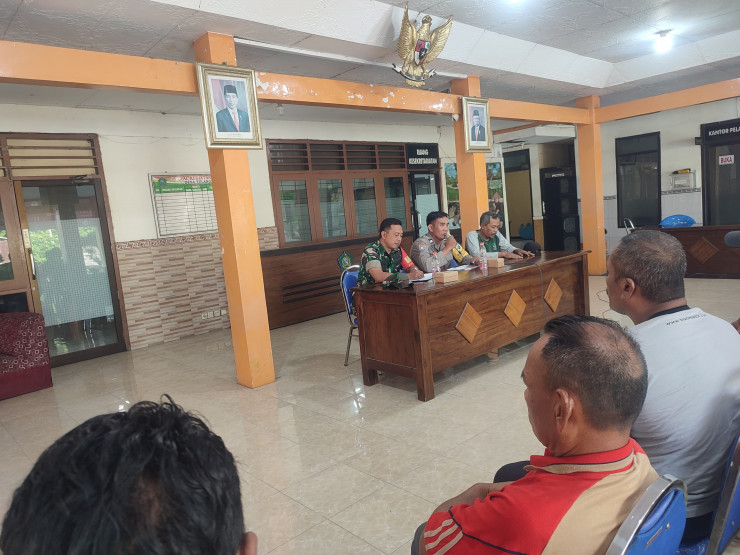 Bimtek Pemantapan Linmas di Tulangan Jelang Pengamanan Pemilu 2024